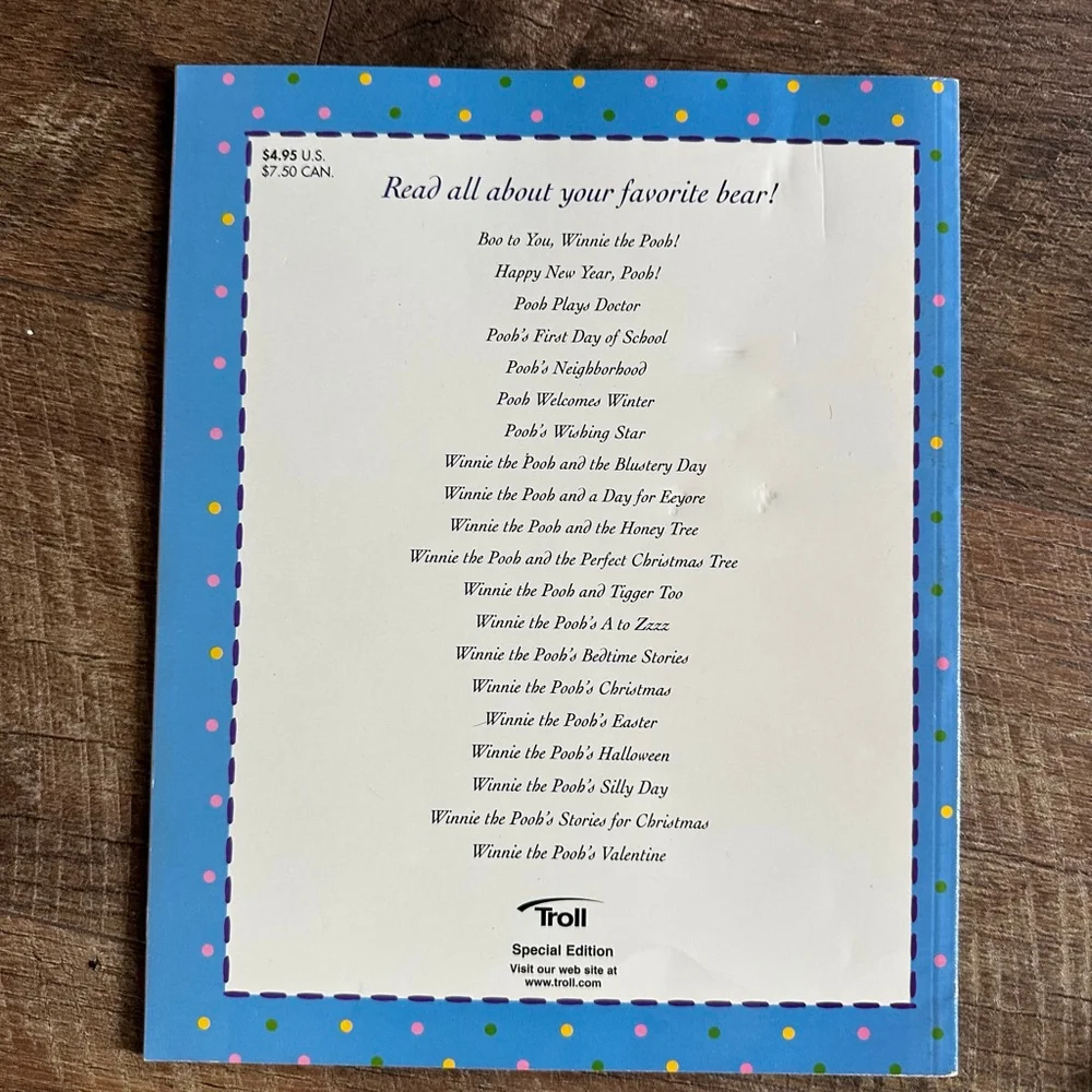 Birthday Disney Winnie the Pooh Books set 90’s